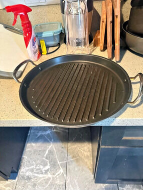 Princess House 13" Stainless Steel Induction Round Grill Pan